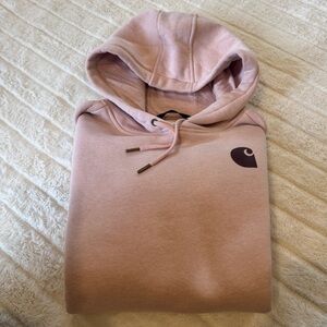 Pink Carhartt Hoodie with Logo